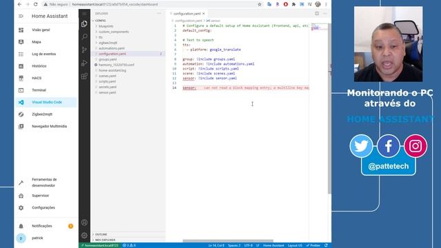 Como monitorar o PC pelo Home Assistant - Sensores de Processador, Memória, Disco, GPU смотреть онлайн