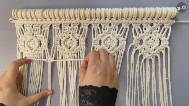 Macrame Cushion Cover Tutorial | DIY Macrame Pillow Cover easy for beginner смотреть онлайн