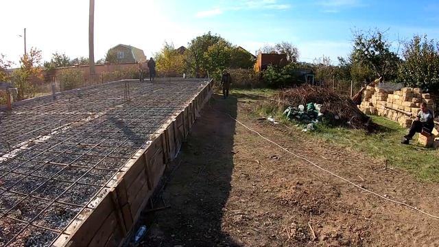 Заливка плиты на ленточный фундамент смотреть онлайн