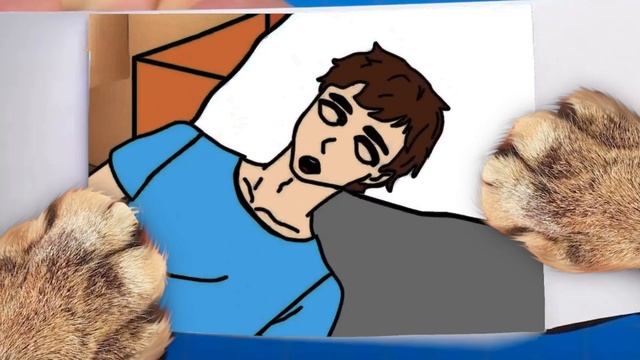 Alex and Steve Life | minecraft anime animation season 9 (Steve im Stuck flipbook cat ) смотреть онлайн