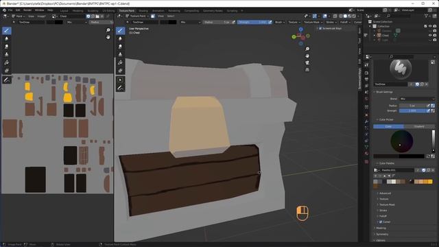 Low-Poly Hand-Paint - Ep1 Chest - Blender 3.2 смотреть онлайн