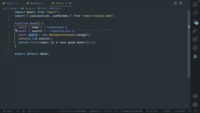 Query Params in React Routers | React Tutorials in Hindi #49 #react #javascript смотреть онлайн