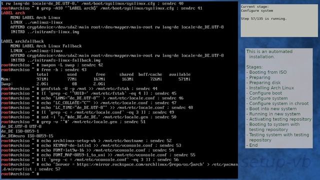 Arch Linux installation recording to kernel 5.14.1-arch1-1 (testing) смотреть онлайн