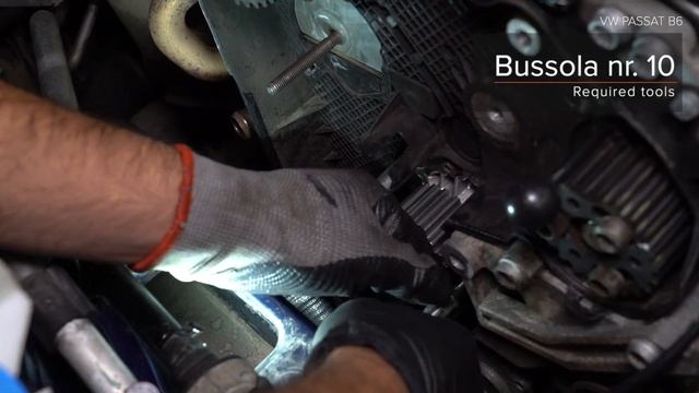 Come sostituire la cinghia di distribuzione, la puleggia tenditrice e la pompa dell'acqua [AUTODOC] смотреть онлайн