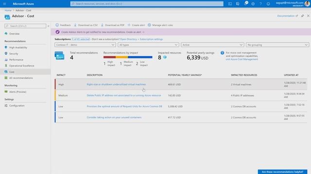 How to use Cost Recommendations on Azure Advisor | Azure Portal Series смотреть онлайн