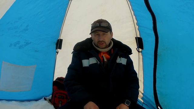 Рыбалка на Петровской . Мотоблк снегоход не подвёл. смотреть онлайн