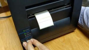 Принтер этикеток CITIZEN CL-631. Калибровка.