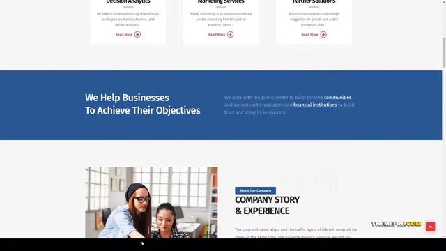 Majed - Business Consulting WordPress Theme corporate clean Yuri смотреть онлайн