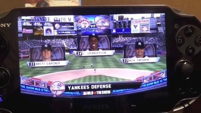 PS Vita MLB 12 The Show Hands on смотреть онлайн