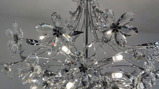 Дизайнерская подвесная люстра FIORI от итальянского бренда Notte Giorno смотреть онлайн