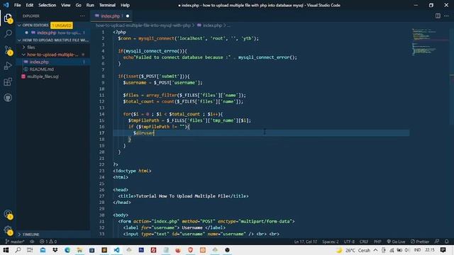 How To Insert Multiple Files Into Database MySQL With PHP (QUICK TIP!) смотреть онлайн