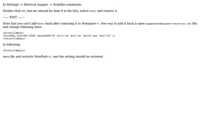 Notepad++: disable enter key for auto-complete (3 Solutions!!) смотреть онлайн