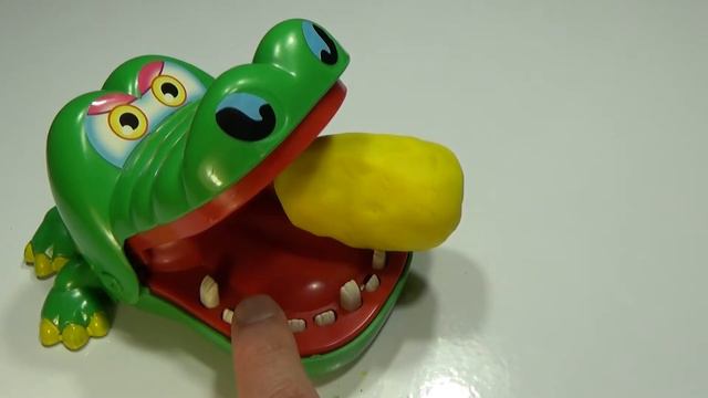 Crocodile Dentist & Homer Simpsons Funny Toys Play-doh крокодил дантист