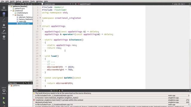 Уроки С++. Порождающий паттерн. Одиночка(singleton) смотреть онлайн