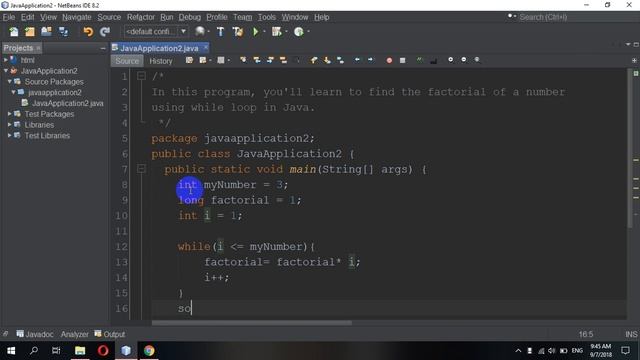 How to find Factorial of a number using while loop смотреть онлайн