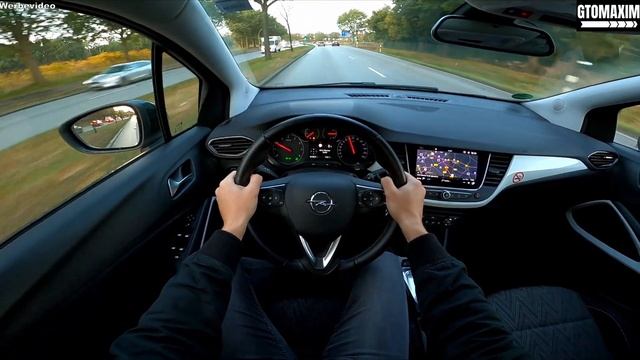 2021 Opel Crossland X 1.2T - pov test drive смотреть онлайн