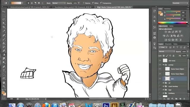 Digital Photoshop Coloring // Tutorial смотреть онлайн