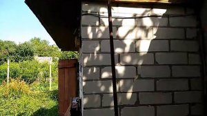 Сетка затеняющая 45% над овощами. Монтаж каркаса.