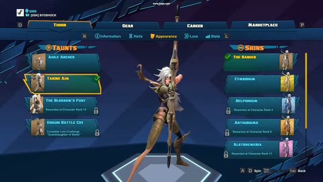 BATTLEBORN - Thorn Hidden Taunt смотреть онлайн