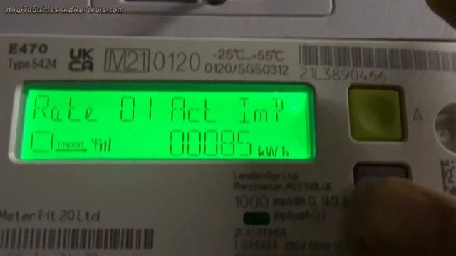 How to Read Your Smart Meter - Economy 7, Day and Night Rate Readings SMETS2 EDF смотреть онлайн