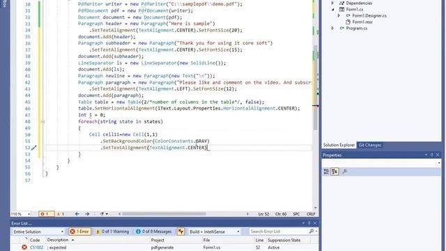 How to write Pdf document in C# смотреть онлайн