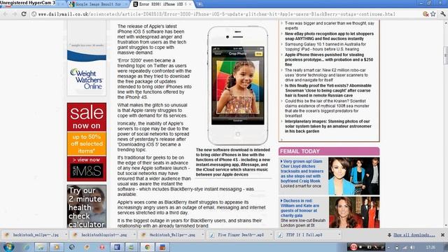 Error-3200 Phone IOS-5 Update- Glitches Hit's Apple Users