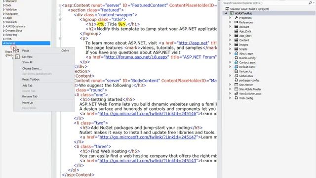 Adding The AJAX Control Toolkit смотреть онлайн