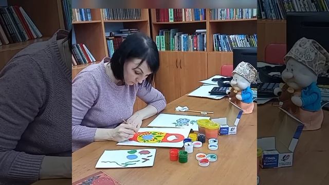 Мастер-класс "Городецкая роспись" смотреть онлайн