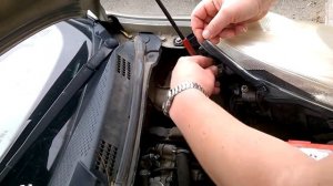 замена лампочки габаритов в nissan micra