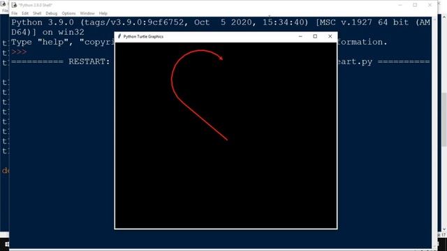 Python turtle Graphics Design | Love Heart Tutorial | #Turtle смотреть онлайн
