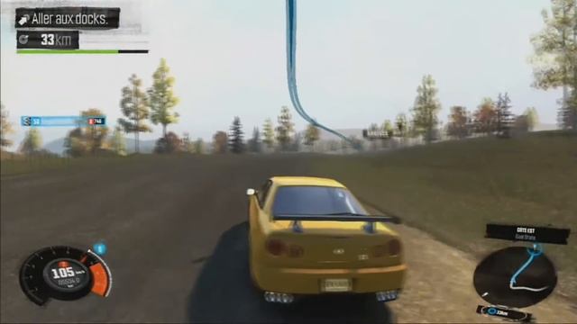 The Crew Xbox 360: Fuir le pays en Nissan skyline GT-R R34 смотреть онлайн