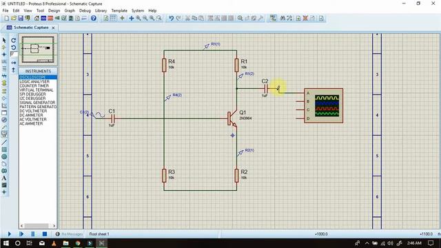 Proteus 8 For beginners Tutorial#4 –How to use Oscilloscope in Proteus 8 смотреть онлайн