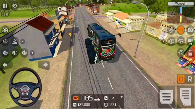 Scania Monster Bus Vs Train - Bus Simulator Indonesia - Android IOS Gameplay смотреть онлайн