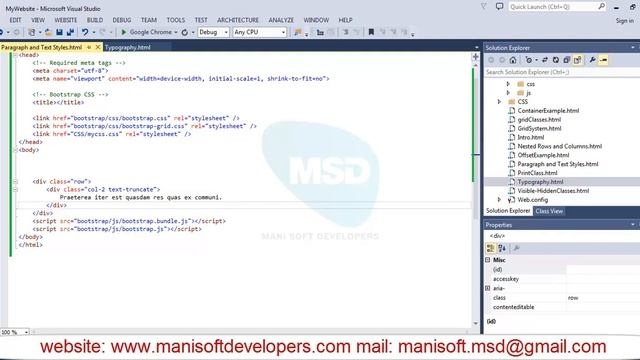 Bootstrap in Tamil part 11 - Paragraph and Text Styles смотреть онлайн