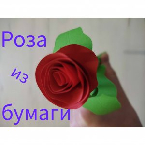Как сделать розу из бумаги своими руками. Оригами роза.