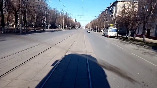 Трамвайный маршрут #417. Нижний Новгород. Вид из кабины. Часть 9. смотреть онлайн