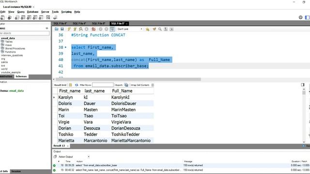 SQL String Function CONCAT | How to concatenate Two or more than two columns or strings in SQL смотреть онлайн