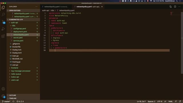 Section 08/08 - Securing the Cluster with Network Policies смотреть онлайн