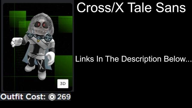 How to Make Cross Sans / X Tale Sans (Outfit /Avatar (Roblox)) (Good) смотреть онлайн