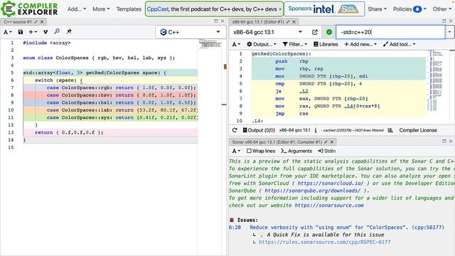 Sonar Analysis in Compiler Explorer: The Presenter смотреть онлайн