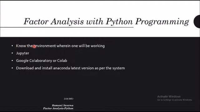 Factor Analysis Through Python- Part 1 смотреть онлайн