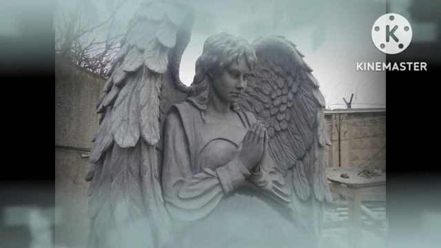 Ангел из гранита. Памятник два метра высотой. Поэтапная резка ангела. Резьба роз, лилий на граните. смотреть онлайн