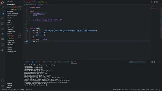 Integrating MySQL With Golang смотреть онлайн