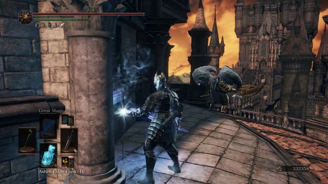 Effortless Soul Farm | 3 Gertude Knights @ Grand Archives BF | Dark Souls 3 смотреть онлайн