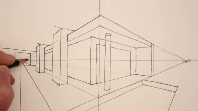 How to Draw in 2-Point Perspective: A Modern House смотреть онлайн