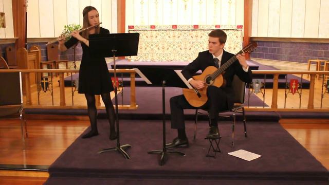 Liebermann: Sonata for Flute and Guitar (II. Allegro) смотреть онлайн
