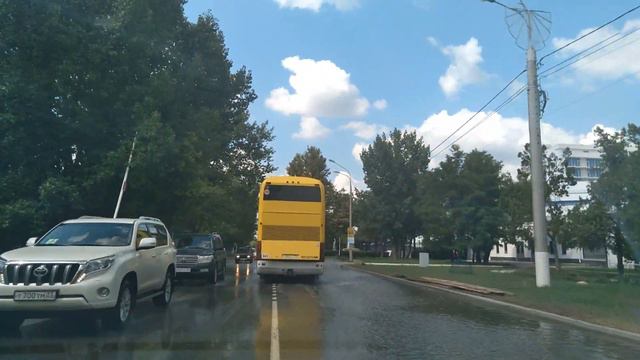 #Анапа На Пионерском вода Едем на море в сторону Витязево смотреть онлайн