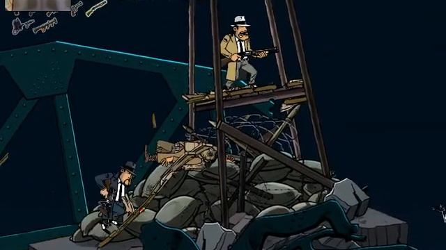 Прохождение игры Guns Gore and Cannoli река #5 два брата акробата снова в деле смотреть онлайн
