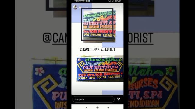 Bunga Papan Cantik Manis di Bandar Lampung / Karangan Bunga смотреть онлайн