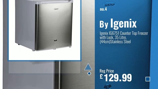 Top 10 Mini Freezers [2018]: Russell Hobbs RHTTFZ1B Black Table Top Freezer, 32 Litre смотреть онлайн
